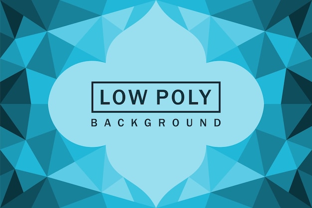 Modern vector graphics background low poly
