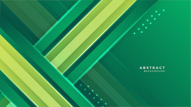 Modern vector green abstract geometric background