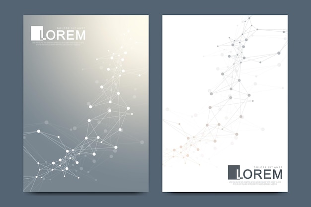 Modern vector template for brochure leaflet flyer cover catalog magazine banner report