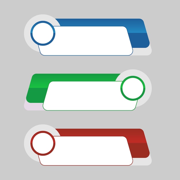 modern vector text box colorful gradient art design