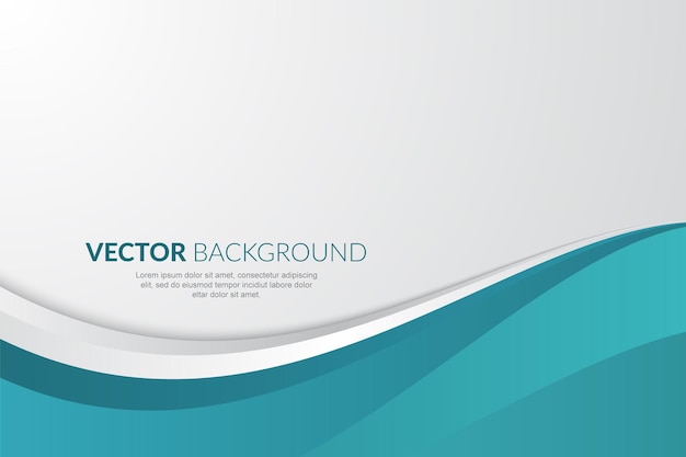 Modern wavy business style background