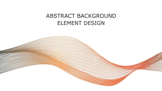 Moire pattern vector illustration with a creative abstract wave gradient for various uses on isolate