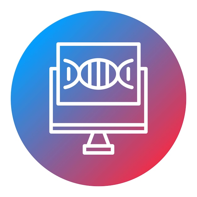 Monitor icon vector image Can be used for Dermatology