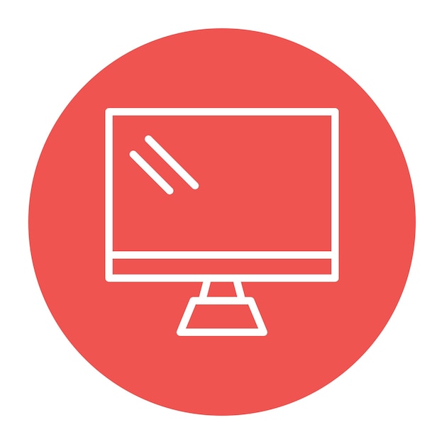 Monitor icon vector image Can be used for Information Security