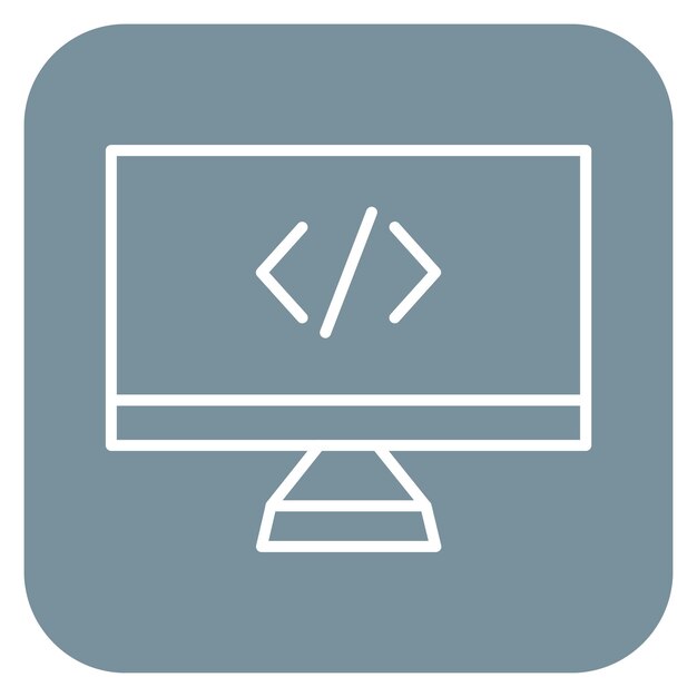 Monitor Vector Illustration