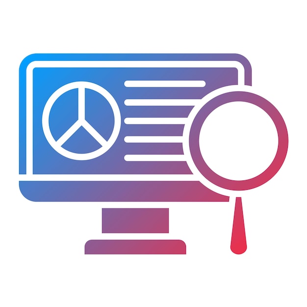 Monitoring Project Data icon vector image Can be used for Project Management