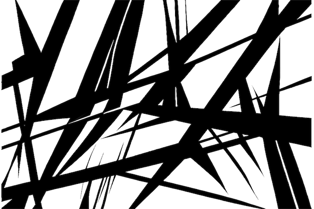 monochrome Black sharp graphics art texture on white background for background texture