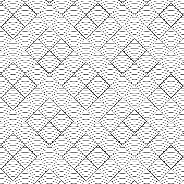 monochrome line geometri pattern background vector design
