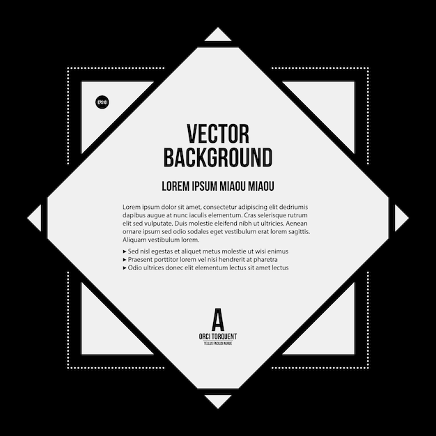 Monochrome text background in strict style. Useful for presentations and web design.