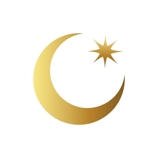 moon and stars vector icon on background flat moon icon night symbol vector illustration eps10