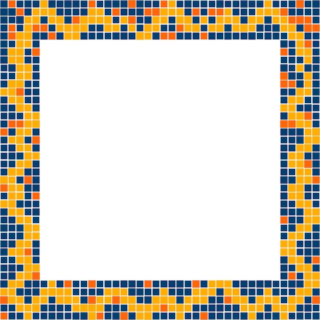 mosaic frame element design pattern
