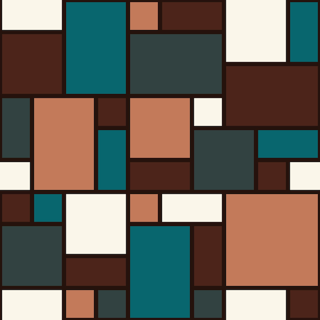Mosaic seamless pattern