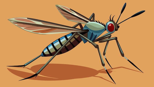 mosquito vector graphics illustration EPS source file format lossless scaling icon design