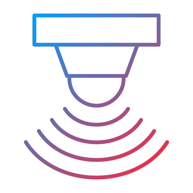 motion sensor icon vector image can be used for video production