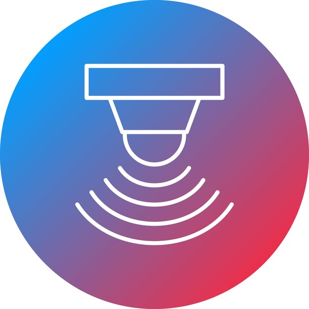 motion sensor icon vector image can be used for video production