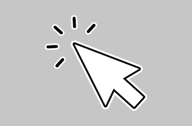 Mouse click cursor set Hand Cursor Click icon Mouse pointer set Arrow cursor Pointer click icon
