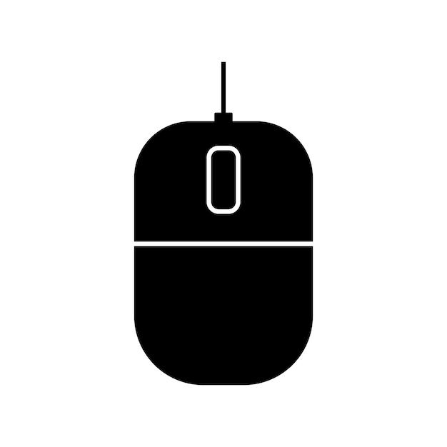 mouse laptop icon logo vector design
