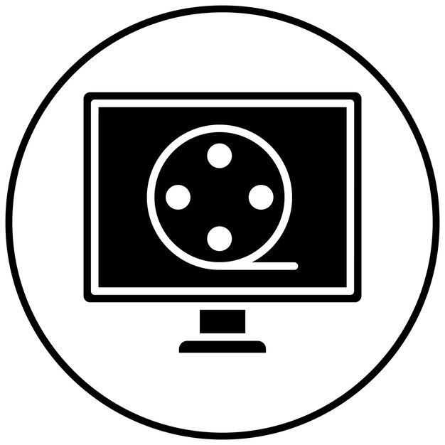 Movie vector icon Can be used for Art and Craft Supplies iconset