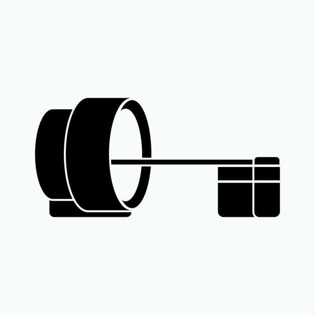 MRI Scanner Icon Medical Equipment Symbol Vector