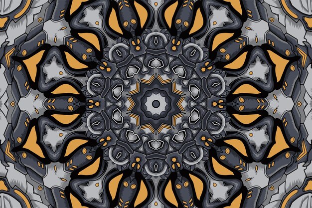 Multicolor mosaic texture Seamless kaleidoscope texture Unique kaleidoscope design