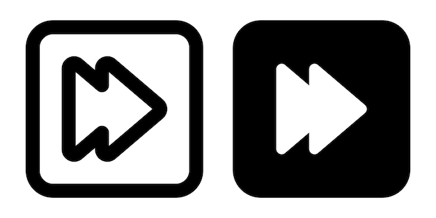 Multimedia botton icon template