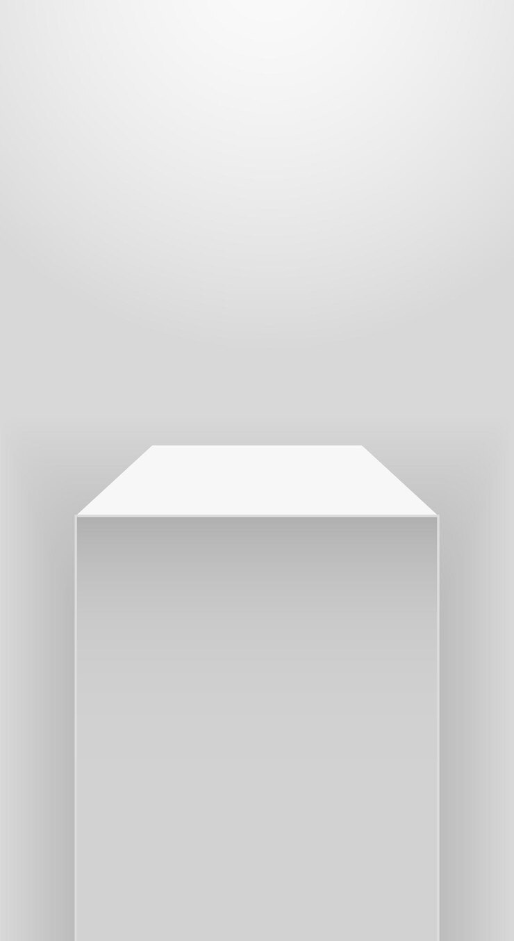 Vector museum podium stage gallery geometric blank product stand square mockup column empty platform with light