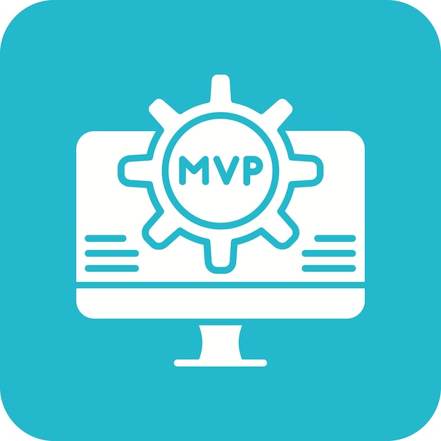 MVP icon vector image Can be used for Computer Programming