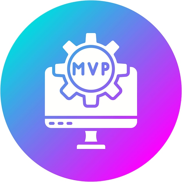 MVP vector icon Can be used for Computer Programming iconset