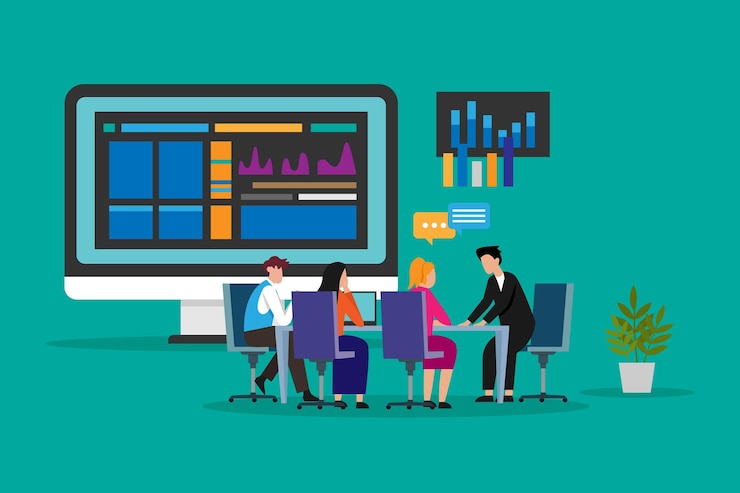 Vector nalytics for business company projects