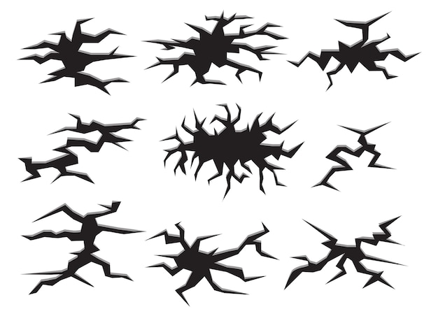 natural cracks background vector overlay texture of cracked surface