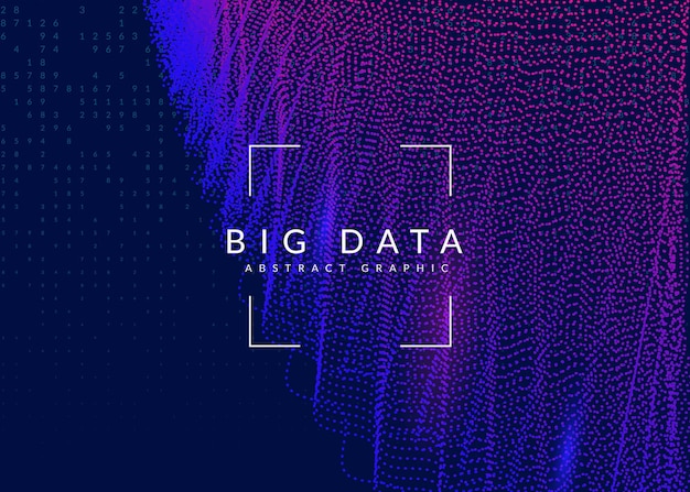Nền big data Công nghệ để trực quan hóa artificial in