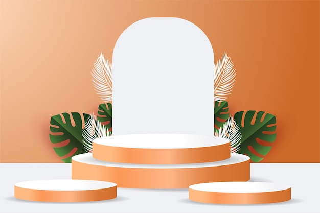 Nền bục đơn giản