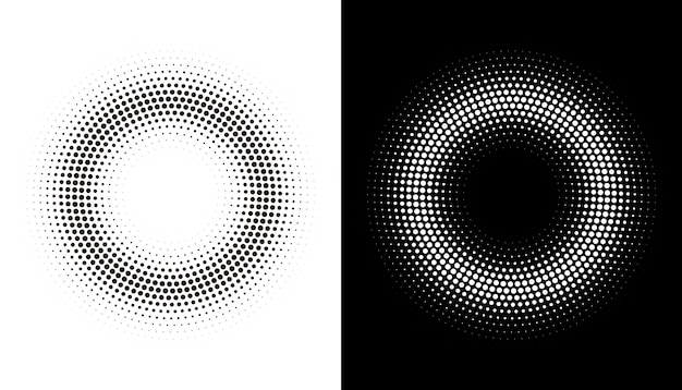 Nền chấm bán sắc trừu tượng Kết cấu vector hiệu ứng Grunge