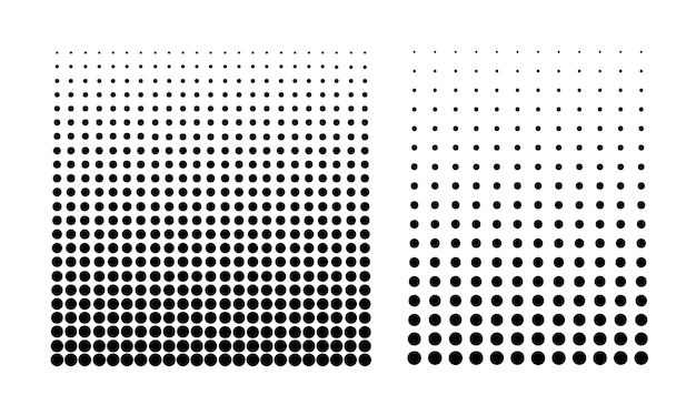 Nền chấm halftone tròn trừu tượng