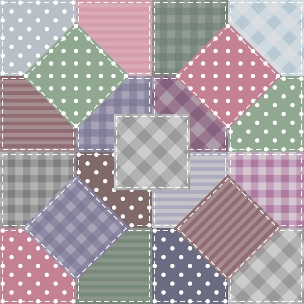 nền chắp vá với các patterns khác nhau
