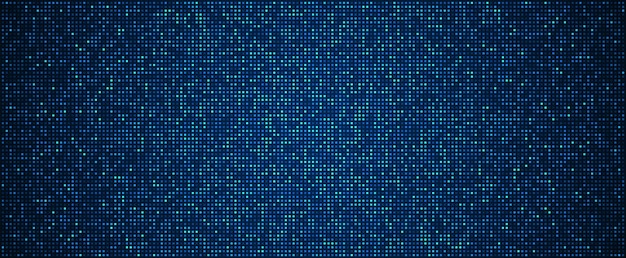 Nền công nghệ kỹ thuật số Nền pixel mẫu vuông màu xanh dữ liệu kỹ thuật số