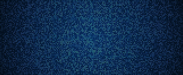 Nền công nghệ kỹ thuật số Nền pixel mẫu vuông màu xanh dữ liệu kỹ thuật số