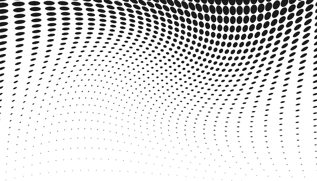 Nền dấu chấm sóng halftone trừu tượng