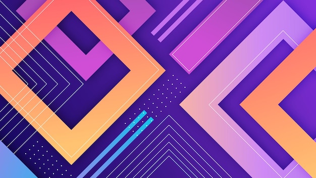 Nền đầy màu sắc hình học gradient