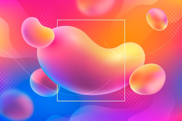 Nền đầy màu sắc lỏng Gradient