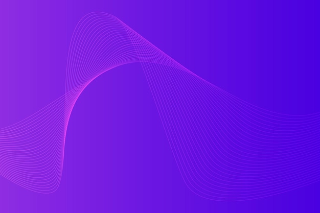 Nền đường cong lượn sóng gradient trừu tượng hiện đại