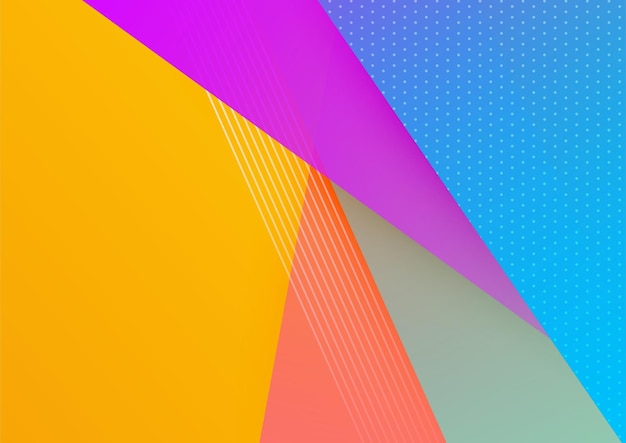 Nền gradient vector hình học đầy màu sắc trừu tượng