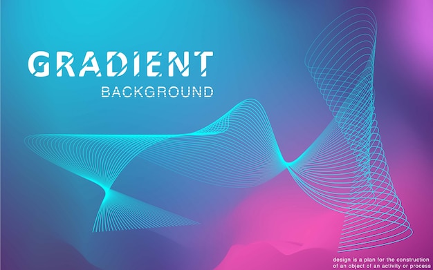Nền Gradient xanh lam và hồng