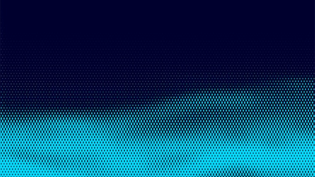 Nền halftone vector trừu tượng. Sóng hạt động. Các yếu tố thiết kế hoa văn với gradient xanh lam