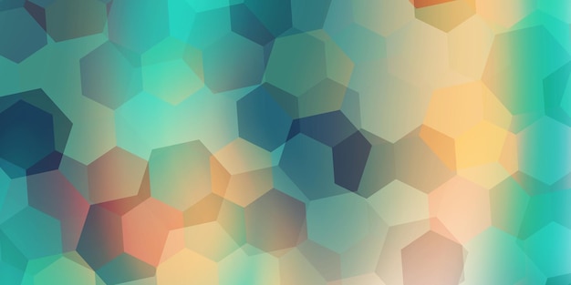 Nền hình lục giác gradient