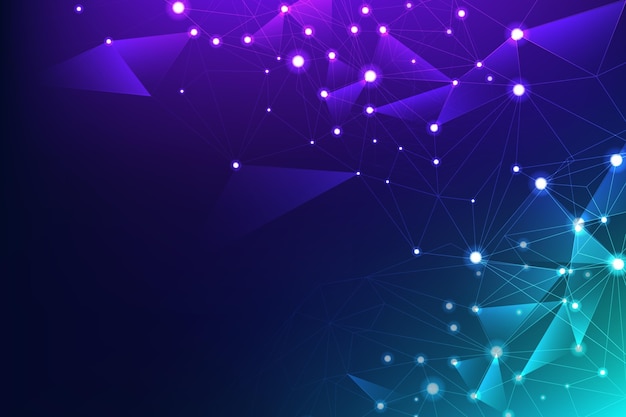 Nền kết nối mạng gradient