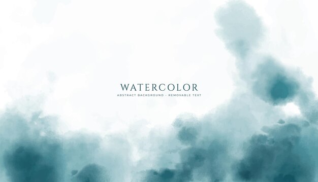 Nền màu nước ngang trừu tượng Kết cấu vector vẽ tay Cọ quét màu sơn màu nước pastel