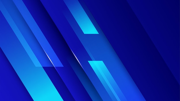 Nền thiết kế trừu tượng đầy màu sắc Memphis Geometric Blue