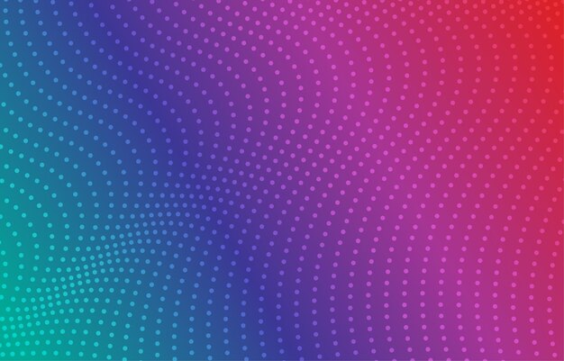 Nền trừu tượng lượn sóng halftone với màu gradient