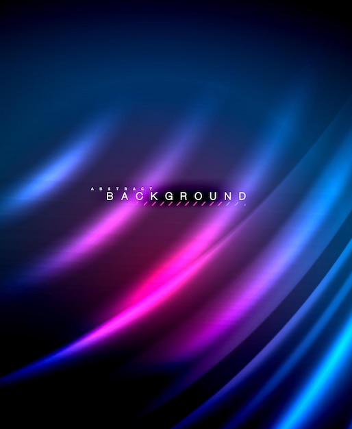 neon glowing techno lines hitech futuristic abstract background template with square shapes